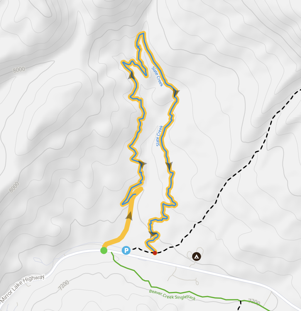 Slate Creek Loop Kamas, Utah (Uintas) MTBKR